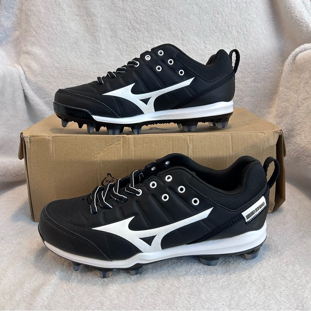 MIZUNO Women's 9-Spike Advanced Finch Elite 5 Softball Shoe in Black Sz US 6.5